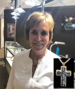 Jan - Slate and Pyrite Cross