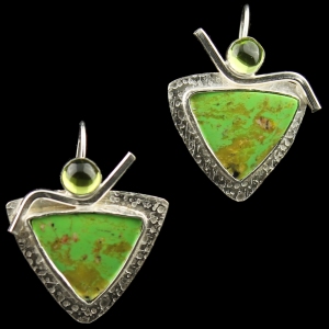 Green Hurrah Earrings