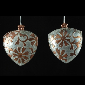 Bimetal Flower Earrings
