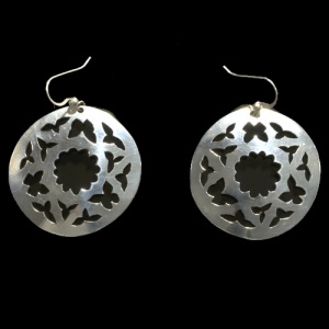 Butterfly Circle Earrings