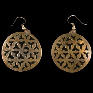 Copper Holly Earrings