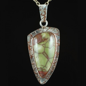 Olive Jasper on Copper