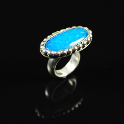 Turquoise Sky Ring by Suzanne Brown