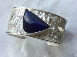 Tufa Stone Casting on Sterling Silver Cuff